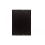 EXACOMPTA NATURE FUTURE CARTELLA C/ELASTICO IN CARTONCINO ECOLOGICO 320X440MM A3 COL. NERA LUCIDA