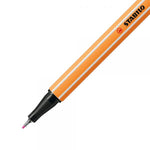 STABILO FINELINER POINT 88 NEON PENNA PUNTA IN FIBRA 0.4 mm COLORE ROSA CONF. 10 Pz.