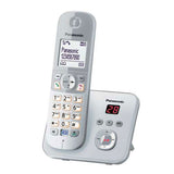 Panasonic KX-TG6823 Telefono DECT Argento, Bianco Identificatore di chiamata