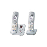 Panasonic KX-TG6823 Telefono DECT Argento, Bianco Identificatore di chiamata