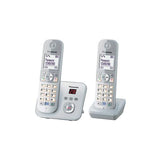 Panasonic KX-TG6823 Telefono DECT Argento, Bianco Identificatore di chiamata