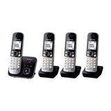 Panasonic KX-TG6824GB telefono Telefono DECT Nero, Argento Identificatore di chiamata