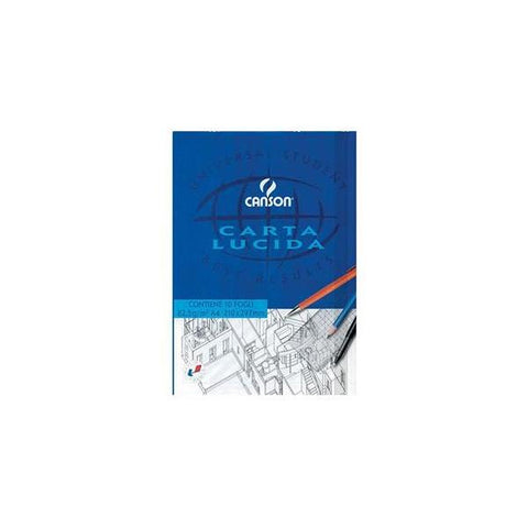 CANSON BLOCCO CARTA LUCIDA A3 82.5 GR 10 FOGLI COLORE BIANCO CONF 10 Pz.