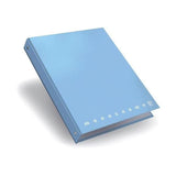 PIGNA MONOCROMO CARTELLA A5 CON ANELLI CARTONATA PLASTIFICATA CONF 5 Pz.