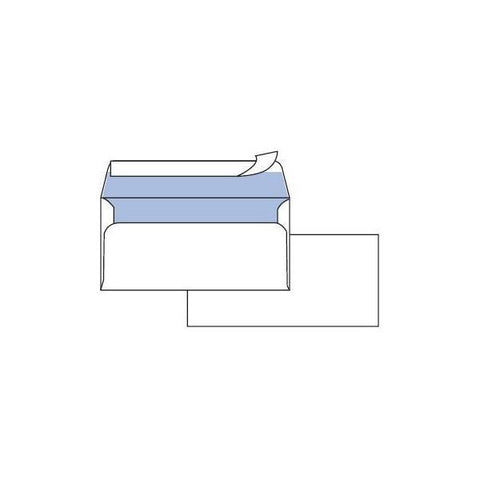 PIGNA EDERA BUSTE DI CARTA SENZA FINESTRA CON STRIP 120X180 mm 90 GR COL. BIANCO CONF 500 Pz.