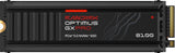 SanDisk Optimus GX PRO 8100 - SSD - verschlsselt - 1 TB - intern - M.2 2280 S3-M (M.2 2280 S3-M) - PCI Express 5.0 x4 (NVMe) - TCG Opal Encryption 2.02 - integrierter Khlkrper (SDSP82100TAH-000E0)