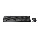 LOGITECH TASTIERA E MOUSE OTTICO WIRELESS UK NERO
