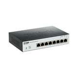 D-Link DGS-1100-08P switch di rete Gestito L2 Gigabit Ethernet (10/100/1000) Supporto Power over Ethernet (PoE) Nero