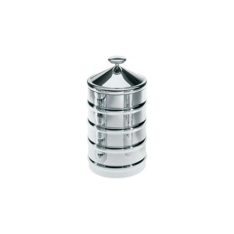 Alessi CB03 Rotondo Barattolo 1.14L Acciaio inossidabile recipiente per cibo