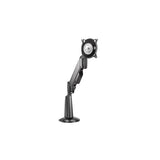 Chief Single Arm Desk Mount Argento