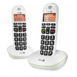 Doro PhoneEasy 100w duo Telefono analogico/DECT Identificatore di chiamata Bianco (DORO PhoneEasy 100W Duo - tr?dl?s tele)