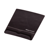 TAPPETINO PER MOUSE CON POGGIAPOLSO IN MEMORY FOAM COLORE NERO