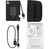 Apricorn Aegis Padlock Fortress 256 GB USB 3.2 Gen 1 [3.1 Gen 1] Nero (256GB Aegis Fortress USB 3.0 - **New Retail** - SSD - Warranty: 12M)