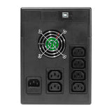 RIELLO NPW 2000 UPS 1.200W 2.000Va DURATA A PIENO CARICO IN BLACKOUT 9MIN COLORE NERO