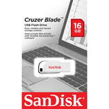 SANDISK CRUZER BLADE 16GB USB 2.0 WHITE