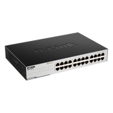 D-Link GO-SW-24G Non gestito L2 Gigabit Ethernet (10/100/1000) 1U Nero