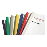 FELLOWES DORSINO IN PLASTICA DIAMETRO 6 mm LUNGHEZZA 297 mm RILEGATURA 1/35 FOGLI COL. GRIGIO CONF 50 Pz.