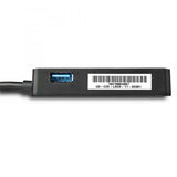 STARTECH ADATTATORE DI RETE ETHERNET DA USB-A 3.0 NIC MASCHIO A RJ-45 GIGABIT ETHERNET FEMMINA NERO