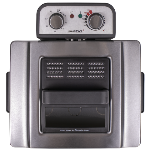 Steba DF 300 Doppia 5 L 3000 W Nero, Acciaio inossidabile