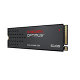 SanDisk Optimus 5100 - SSD - 2 TB - intern - M.2 2280 - PCIe 4.0 x4 (NVMe)