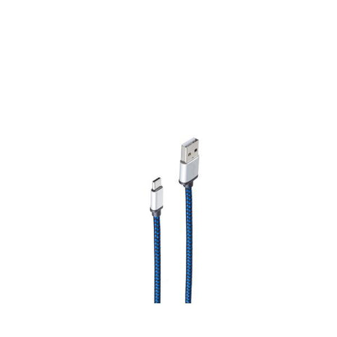 shiverpeaks BS14-50024 cavo USB 2 m USB 2.0 USB A USB C Blu
