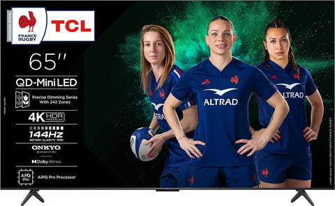 TCL C6K 65C6K, 165,1 cm (65"), 3840 x 2160 pikseli, QD-Mini LED, Smart TV, WLAN