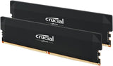 Crucial CP2K16G64C38U5B Pro RAM 32GB Kit (2x16GB) 6400MHz CL38, Overclocking Gaming, Intel XMP 3.0 / AMD Expo, Memory PC, Black