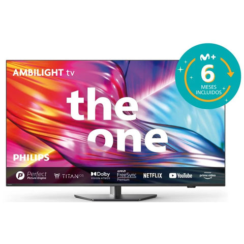 Philips The One 50PUS8919 TV LED UltraHD 4K Ambilight 50" 120Hz Dolby Vision e Atmos