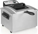 Princess Fritteuse 5 l 3270 W Antihaftbeschichtungberhitzungsschutz Silber (01.184090.01.001)