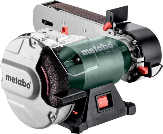 Metabo BS 200 Plus - Tischschleifmaschine/Bandschleifmaschine - 600 W - 2,7 Nm - 200 x 25 mm wheel (604220000)