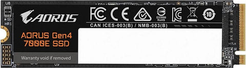 Gigabyte AORUS Gen4 7000E - SSD - 2 TB - intern - M.2 2280 - PCIe 4.0 x4 (NVMe) (AG470E2TB)