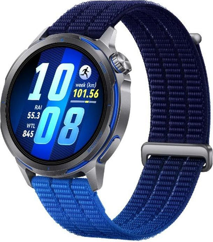 Huawei Watch GT Runner 2 Sportuhr Dusk Blue Titan AMOLED 1.32" GPS bis 14 Tage Akku