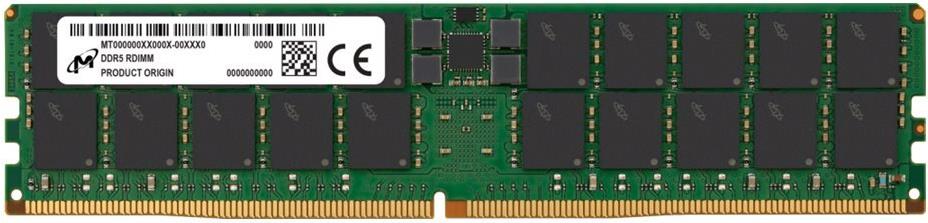 Micron - DDR5 - Modul - 128 GB - DIMM 288-PIN - 5600 MHz / PC5-44800 - registriert (MTC40F2047S1RC56BR)