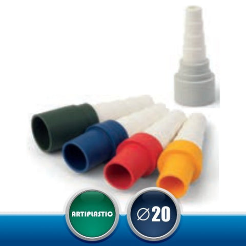 2007RU Raccordo Unico per Tubo Scarica Condensa - Diametro 20 Blu