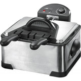 Clatronic FR 3195 Doppia 4L 2000W Nero, Acciaio inossidabile