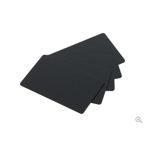 Evolis C8001 scheda in plastica vuota (PVC-U plastic cards, 500 pcs. - 30 mil, mat blank black - Warranty: 3M)