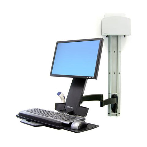 Ergotron 200 Series Combo Arm 61 cm (24") Nero