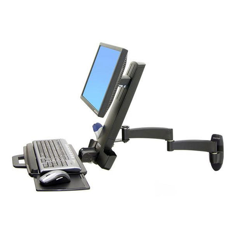 Ergotron 200 Series Combo Arm 61 cm (24") Nero