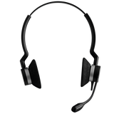 Jabra Biz 2300 Duo Cuffia Padiglione auricolare Nero 