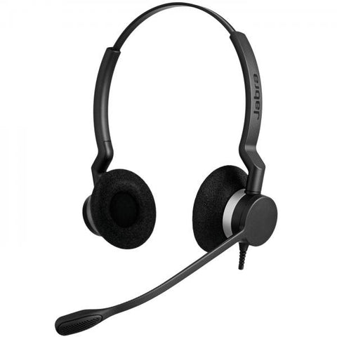 Jabra Biz 2300 QD Duo Siemens Cuffia Padiglione auricolare Nero