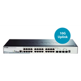 D-LINK DGS-1510-28P SWITCH DI RETE 24 PORTE RJ45 GIGABIT ETHERNET (10/100/1000) 2 PORTE SFP 2 PORTE SFP+ GARANZIA ITALIA
