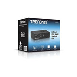 Trendnet TK-222DVK switch per keyboard-video-mouse (kvm) Nero