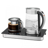 ProfiCook PC-TKS 1056 bollitore elettrico 1,7 L Nero, Acciaio inossidabile, Trasparente