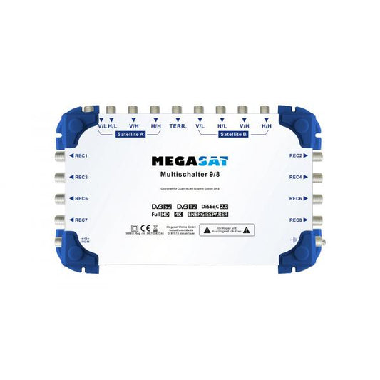 Megasat 0600151 multinterruttore satellitare 9 ingressi 8 uscite