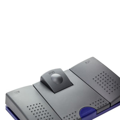 Grundig Foot switch 536 Cablato Pulsanti Nero, Blu telecomando