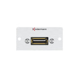 Kindermann 7444000588 presa energia DisplayPort Alluminio