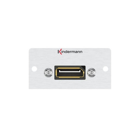 Kindermann 7444000588 presa energia DisplayPort Alluminio
