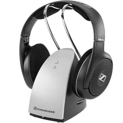 SENNHEISER CUFFIA WIRELESS CON BASE DI RICARICA COMPATIBLIE CON TV SISTEMI HI-FI PC VIDEOGIOCHI BLACK SILVER
