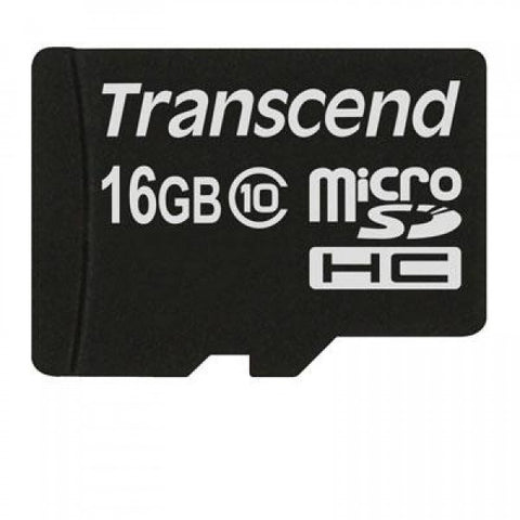Transcend Micro SDHC 16GB memoria flash MicroSDHC Classe 10 MLC