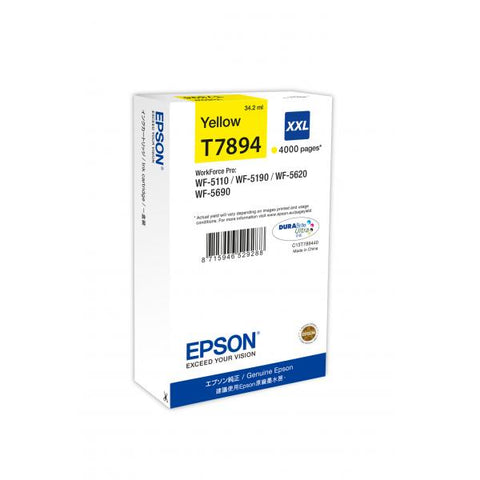 EPSON T7894 TANICA GIALLO XXL PER STAMPANTI EPSON (C13T789440)